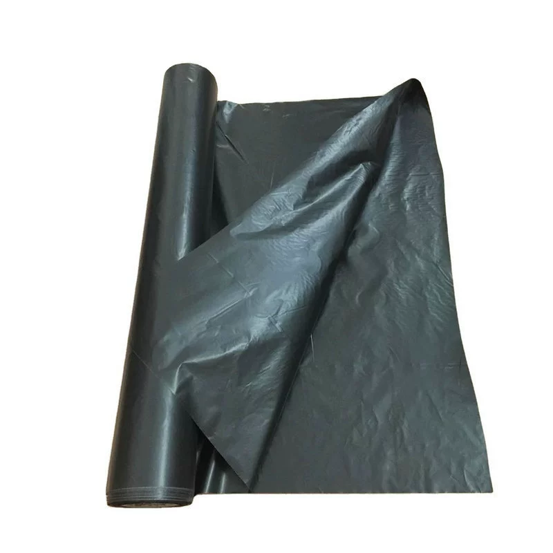 LDPE black gray road adhesive paper plastic protective film road factory foundation moisture-proof and anti-seepage geomembrane protection