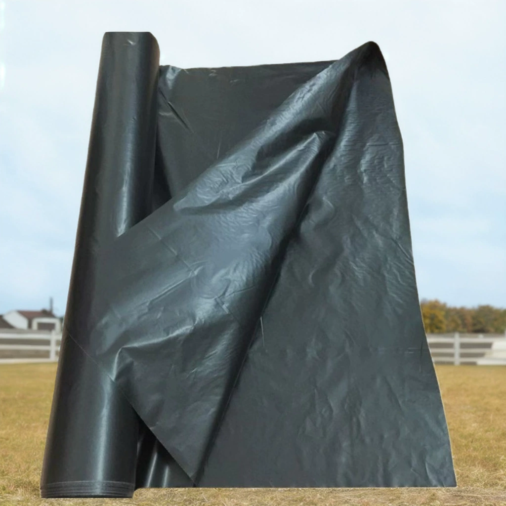 Customized LDPE road adhesive paper plastic protective film engineering ground moisture-proof and anti-seepage film geomembrane waterproofing OEM