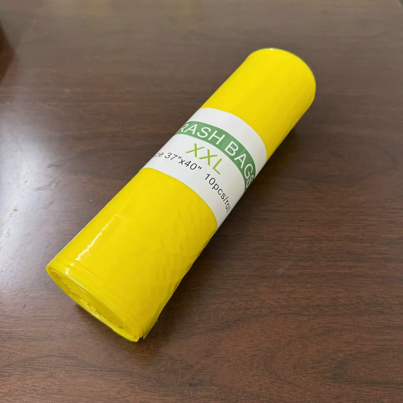 Brand new LDPE colored garbage bag, garden garbage bag, large garden property flat mouth garbage bag, can be labeled