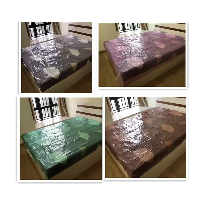 Disposable plastic bed sheets, beauty salon, hotel foreign trade film, waterproof single sheet folding, convenient hygiene, double bed