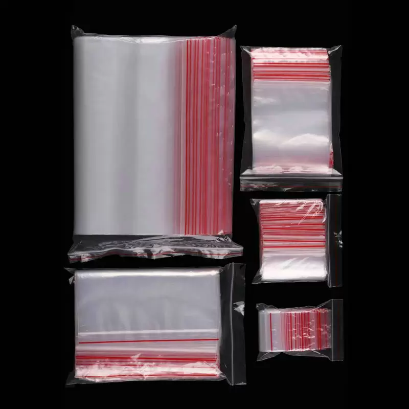 Compact bag PE self sealing bag Transparent sealing bag Plastic food packaging bag Plastic sealing jewelry sealing bag Customization